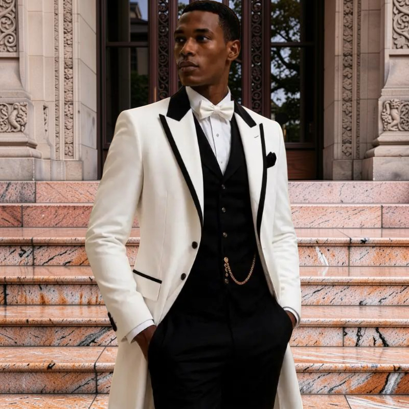Men Formal Wear For Wedding - 3 Pcs Wedding Suits for Men