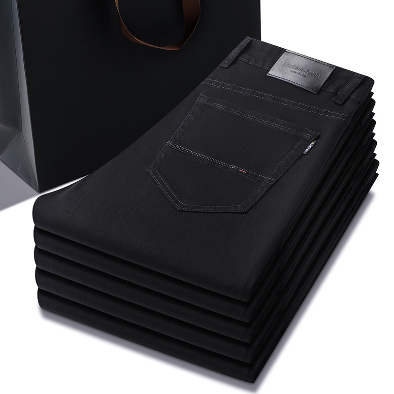 Pure Black Jeans Men's Summer  - огляд і ціна Men Formal Wear With Jeans