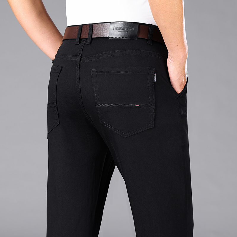 Pure Black Jeans Men's Summer  - огляд і ціна Men Formal Wear With Jeans