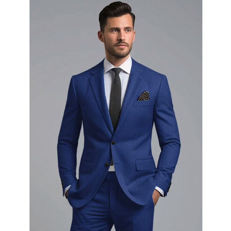 Men's Suit Set 2 Piece Stylish - огляд і ціна Men Formal Wear Wedding