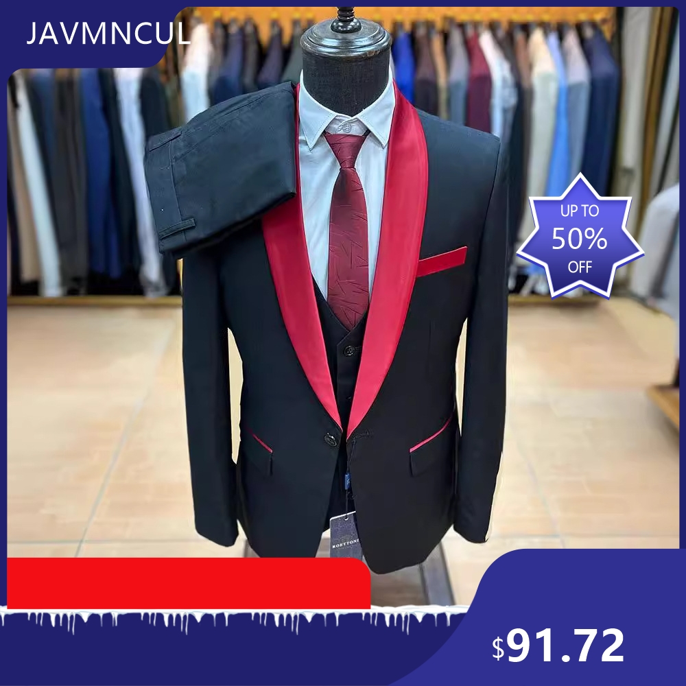 Men's Slim Fit 3 Piece Suit Sh - огляд і ціна Men'S Formal Wear For Graduation