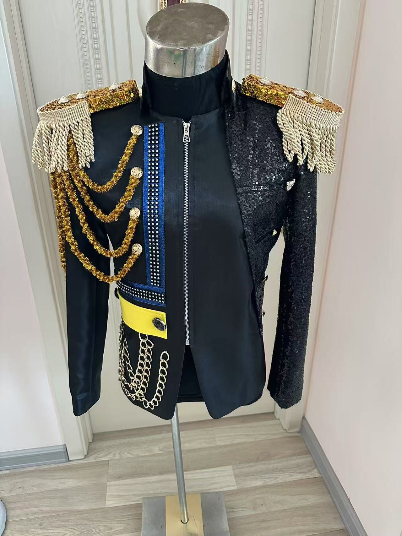 New Men Tassel Royal Jacket We - огляд і ціна Men Formal Wear For Wedding