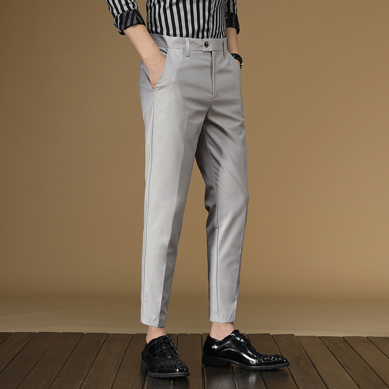Summer Suit Pants Men Red Blac - огляд і ціна Men Formal Wear In Summer