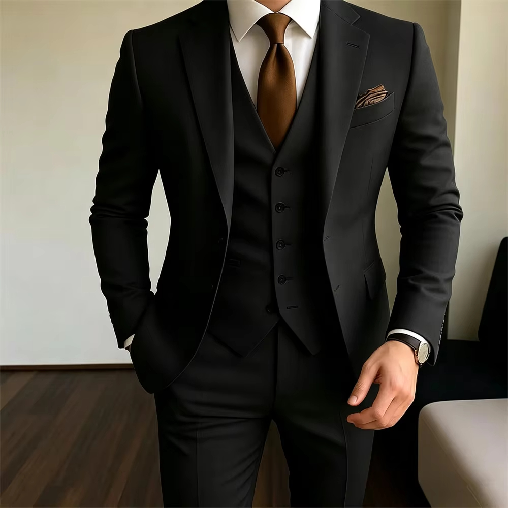 Khaki Men's Suits 3 Pieces Jac - огляд і ціна Khaki Formal Wear Men