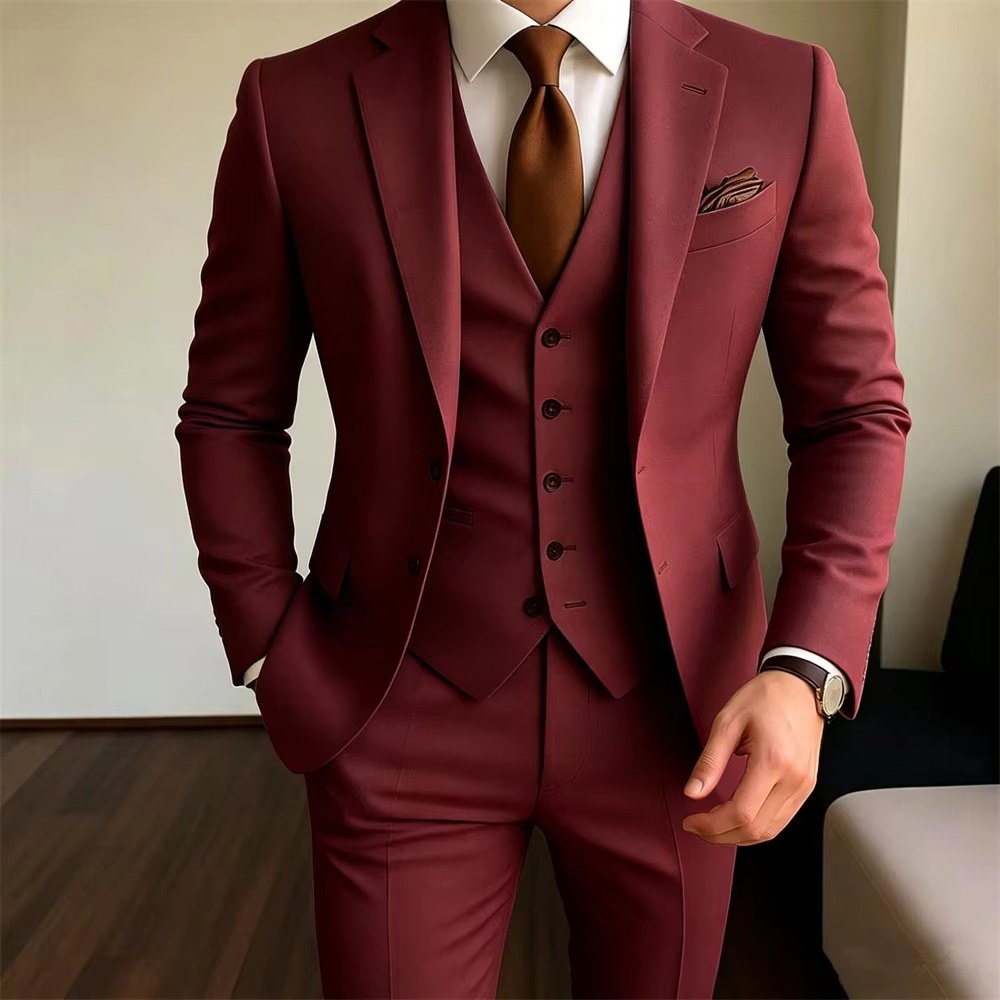 Khaki Men's Suits 3 Pieces Jac - огляд і ціна Khaki Formal Wear Men