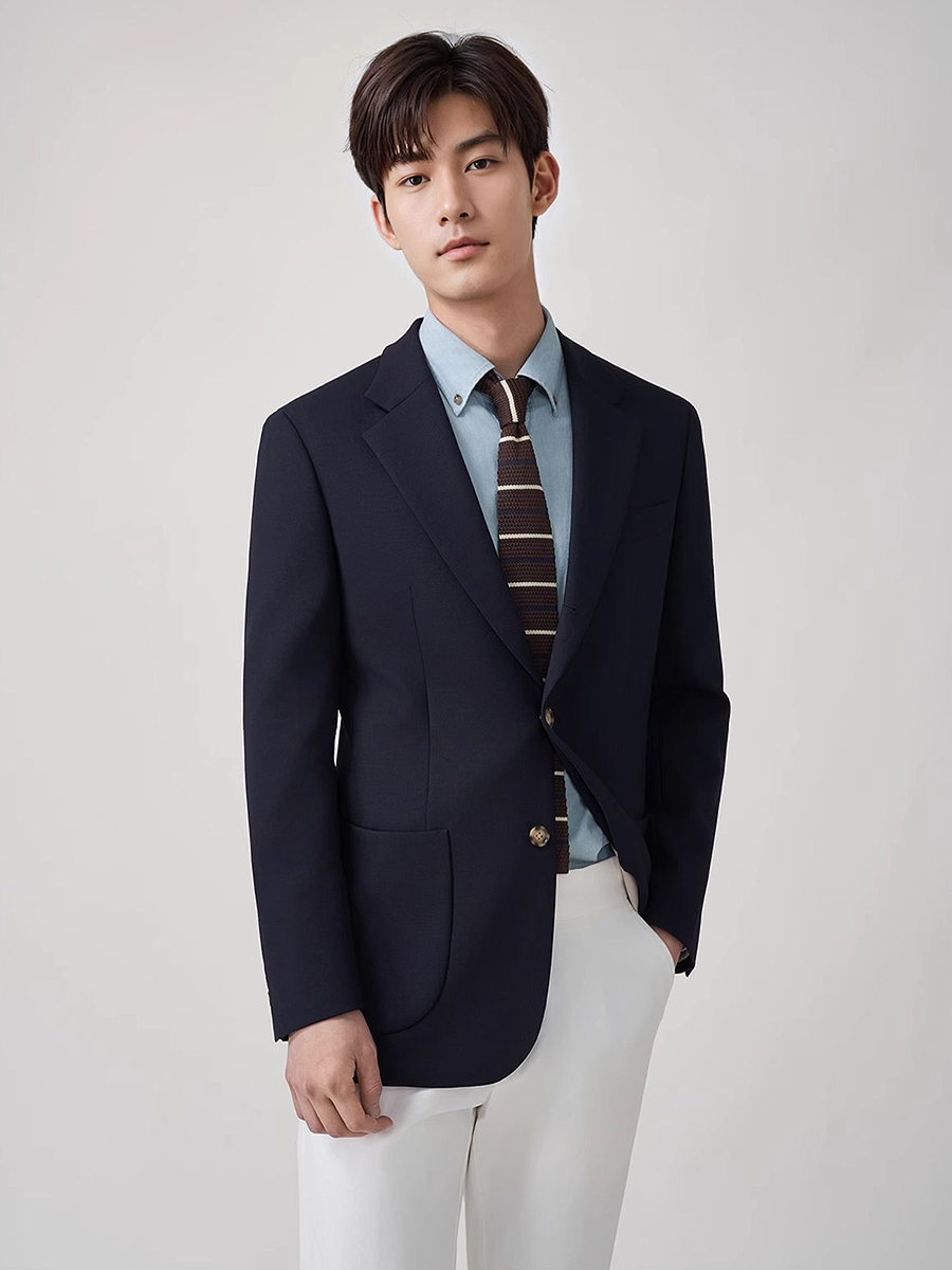 Men's 50% Wool Blazer for Teen - огляд і ціна Men'S Formal Wear For Graduation