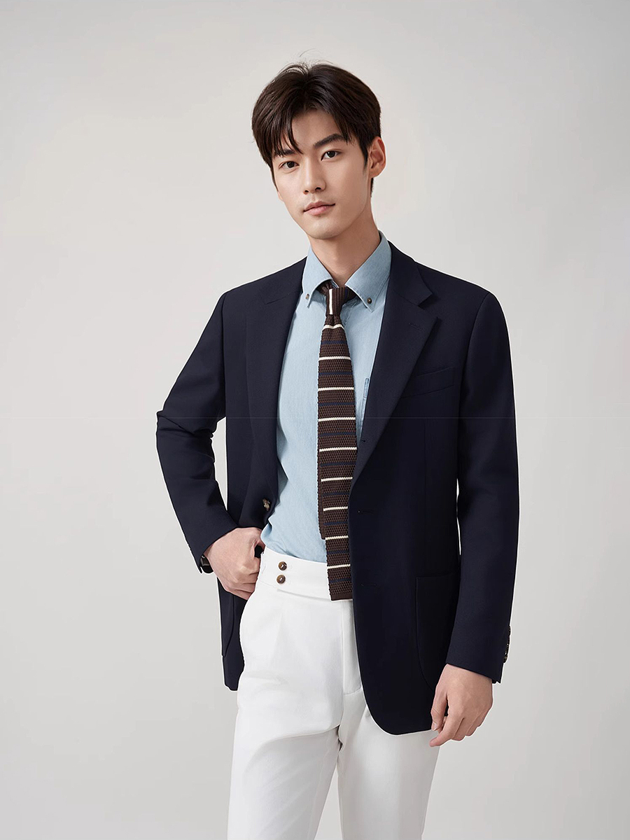 Men's 50% Wool Blazer for Teen - огляд і ціна Men'S Formal Wear For Graduation