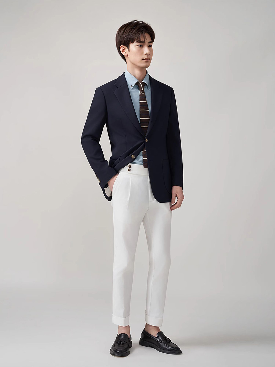 Men's 50% Wool Blazer for Teen - огляд і ціна Men'S Formal Wear For Graduation