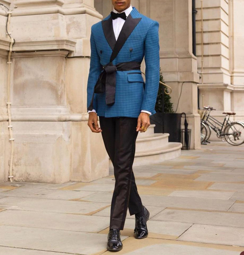 Fashion Men Suits Winter Hound - огляд і ціна Men Formal Wear Sale