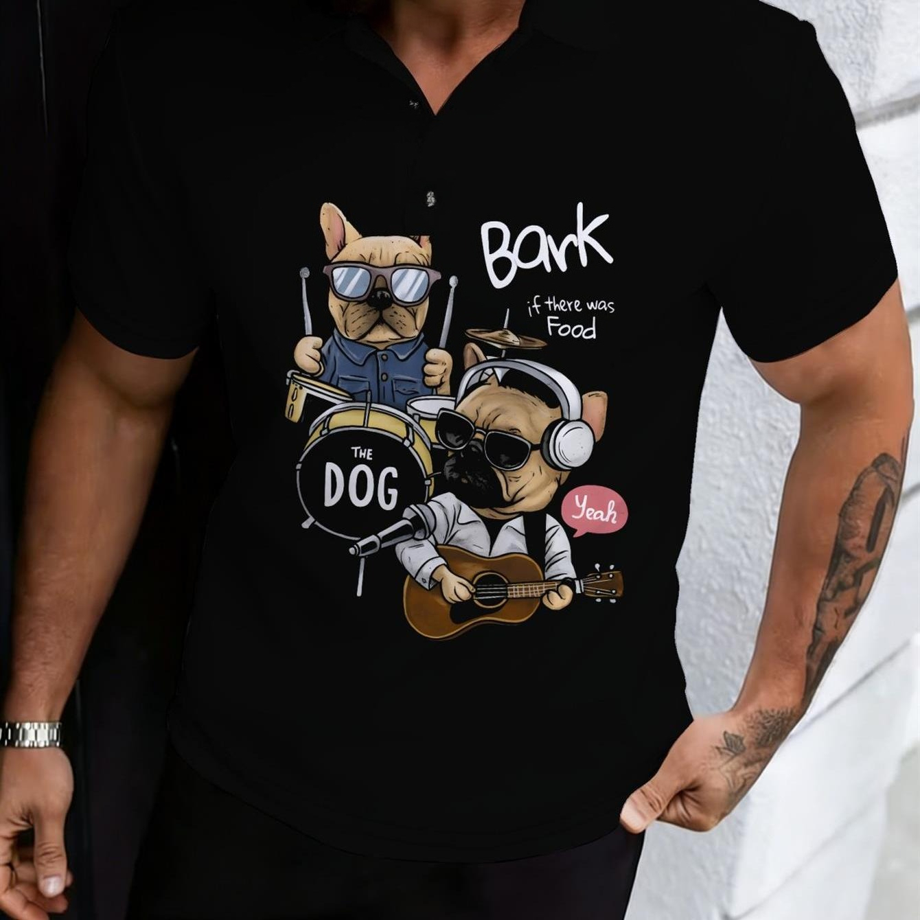 Men's Casual Polo Shirt Black  - огляд і ціна Men Formal Wear In Summer