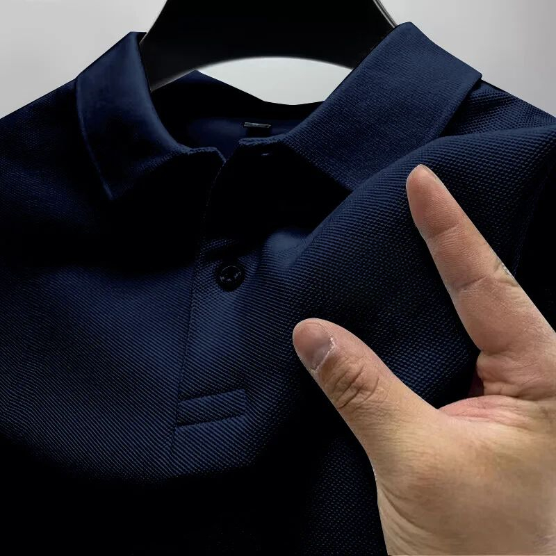 Men's Casual Polo Shirt Black  - огляд і ціна Men Formal Wear In Summer