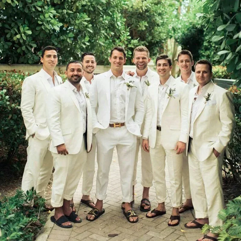 Linen Wedding Tuxedo For Men S - огляд і ціна Men Formal Wear In Summer