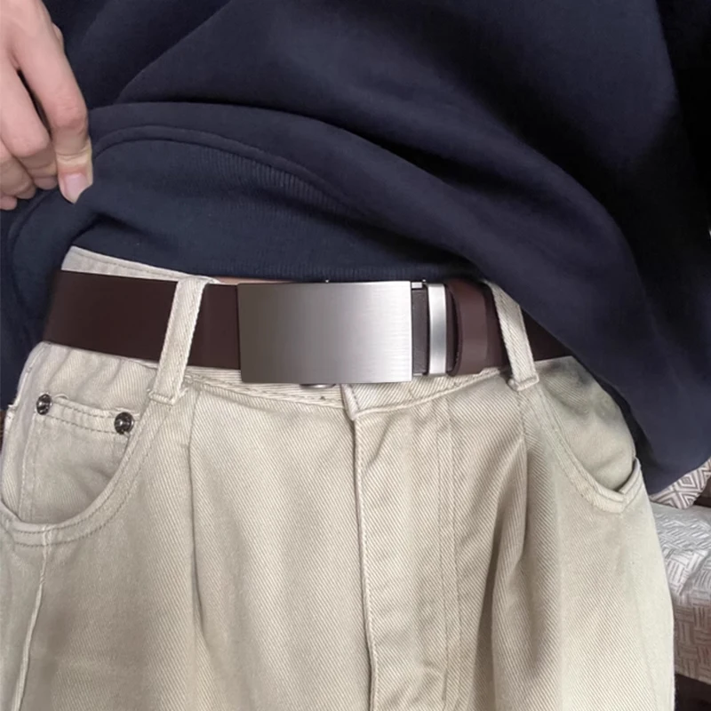 Genuine Leather Belt for Men,  - огляд і ціна Men Formal Wear With Jeans