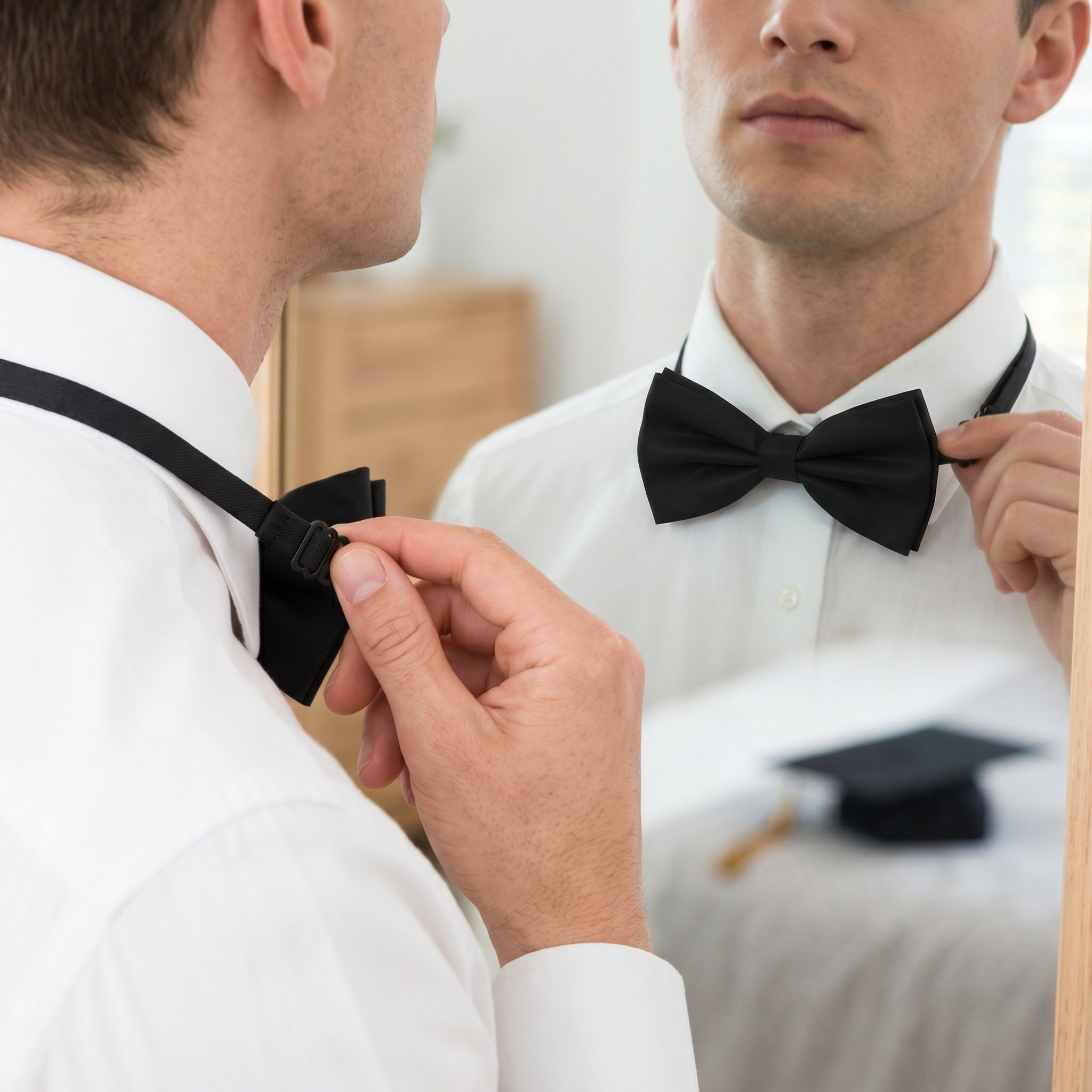 8Pcs Bow Ties Pre-Tied Adjusta - огляд і ціна Men'S Formal Wear For Graduation