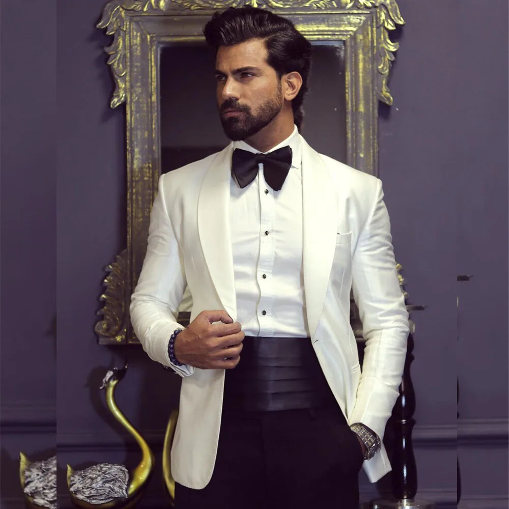 Classic England Style White Ja - огляд і ціна Men Formal Wear Wedding