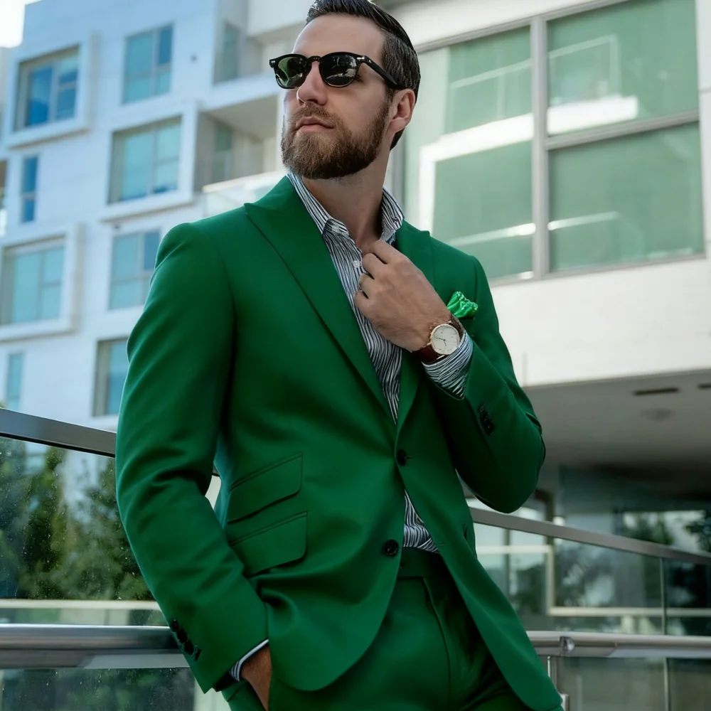 Blue Suit Men's Custom-Fit Ter - огляд і ціна Men'S Formal Wear For Graduation