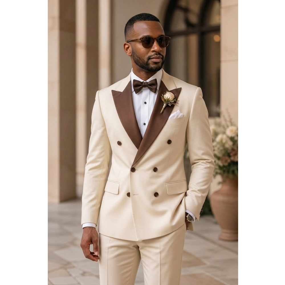 Men Double Breasted Tuxedo Sui - огляд і ціна Men Formal Wear For Wedding