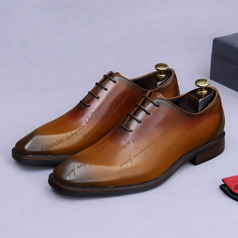 Men's Genuine Leather Oxford S - огляд і ціна High End Men'S Formal Wear