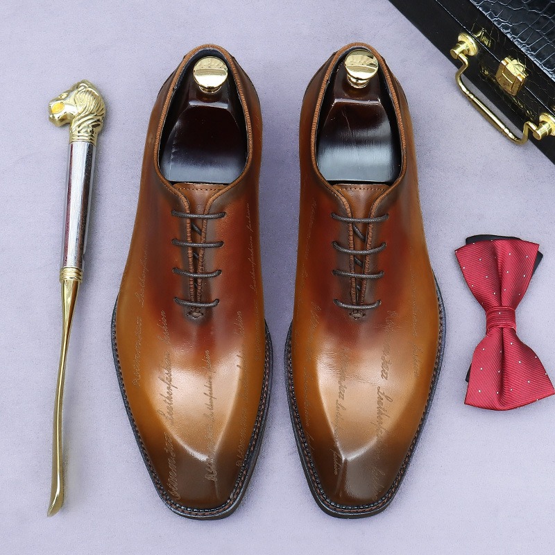 Men's Genuine Leather Oxford S - огляд і ціна High End Men'S Formal Wear